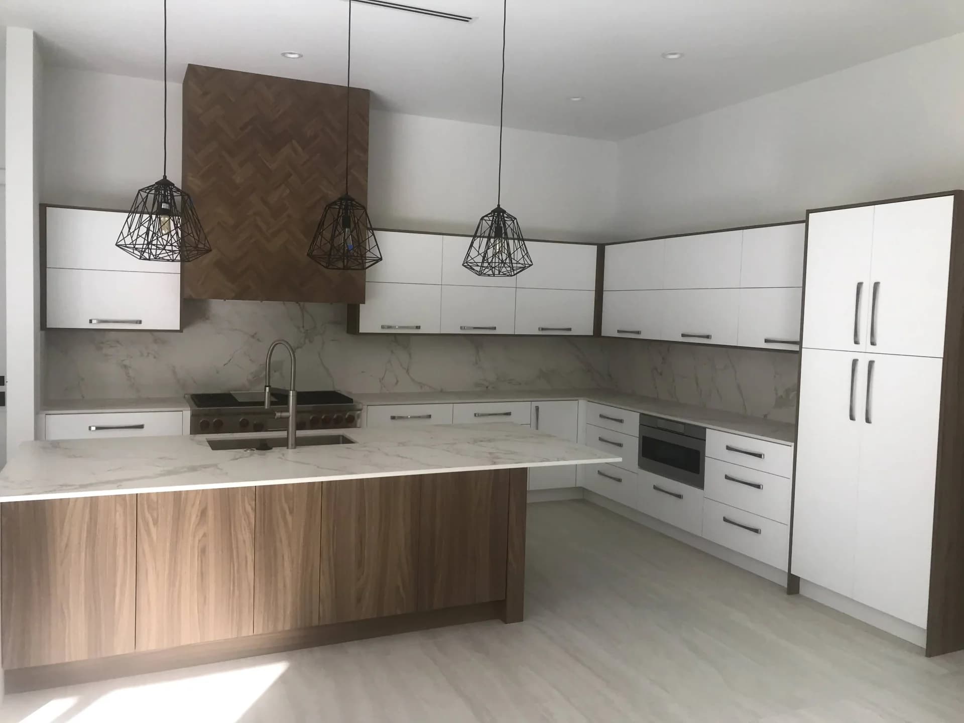 Morantz Custom Cabinetry team assisting a client with a design consultation