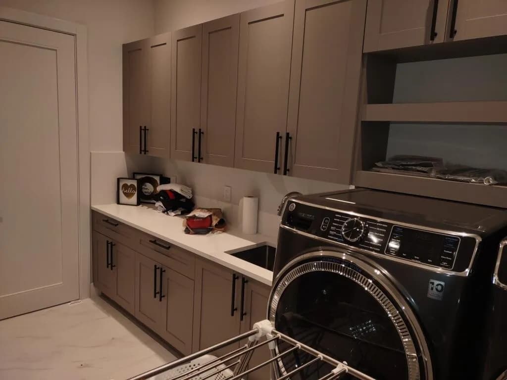Well-maintained custom cabinetry by Morantz Custom Cabinetry