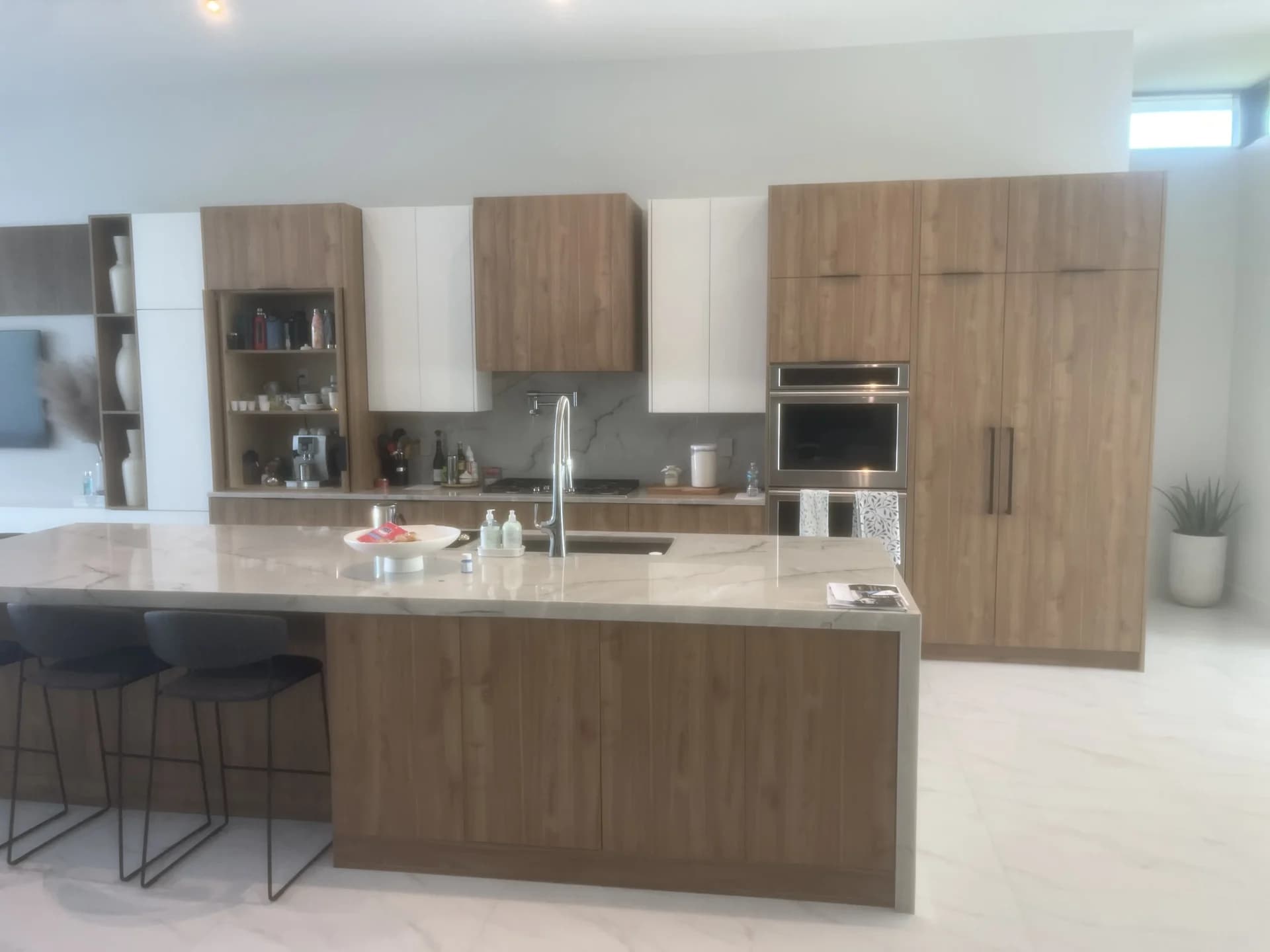 Custom kitchen cabinetry with contemporary styling
