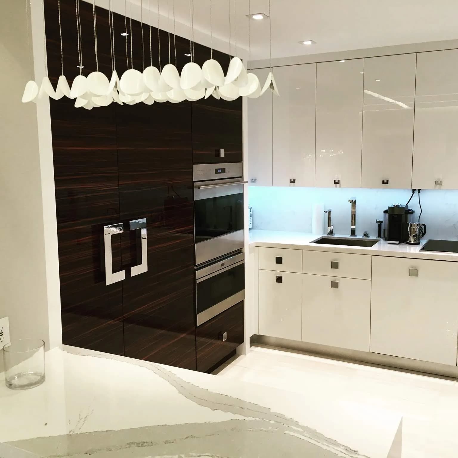 Coastal-inspired custom cabinets in a Boynton Beach kitchen