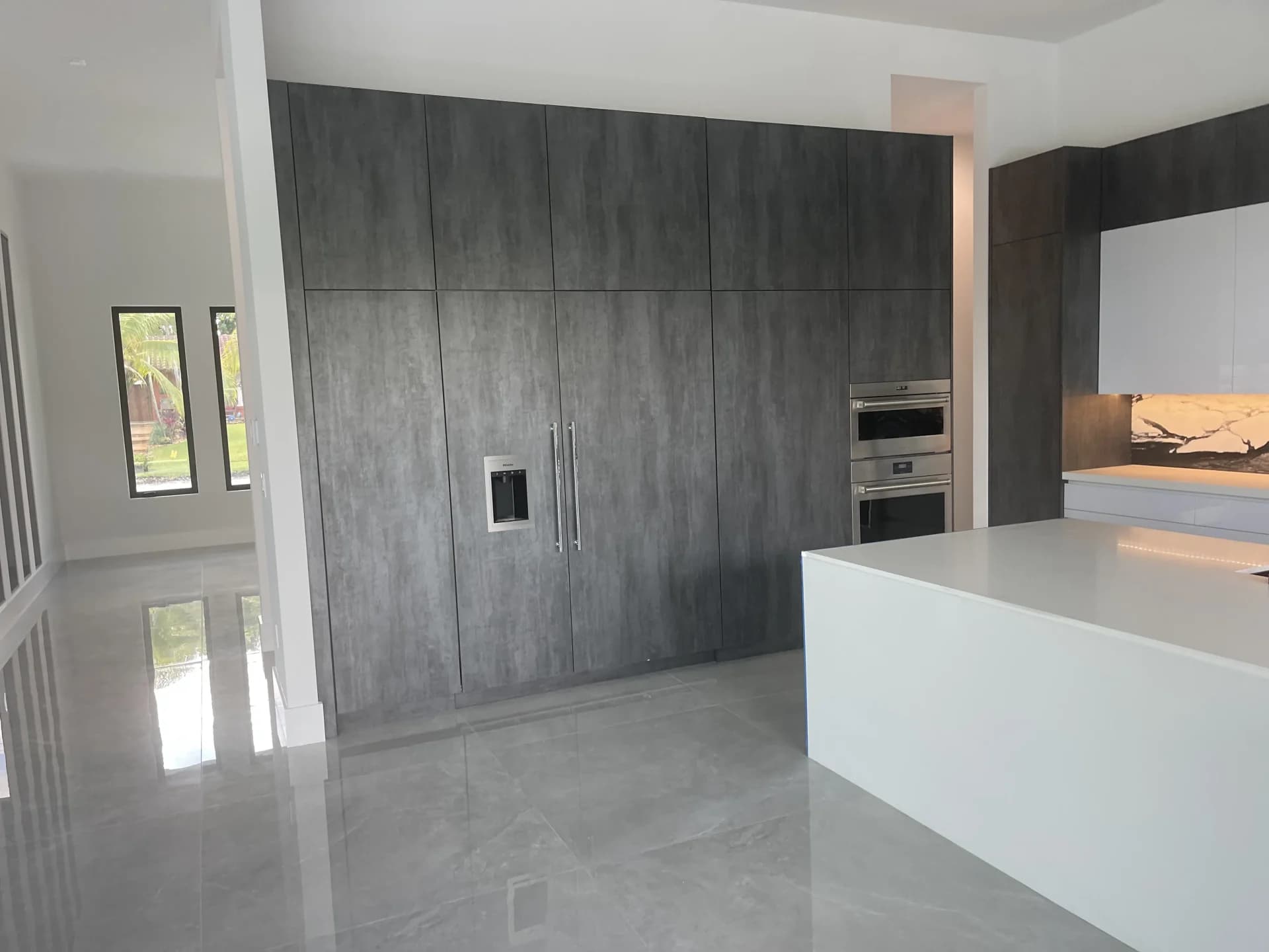 Custom cabinetry fabrication showcasing premium finishes