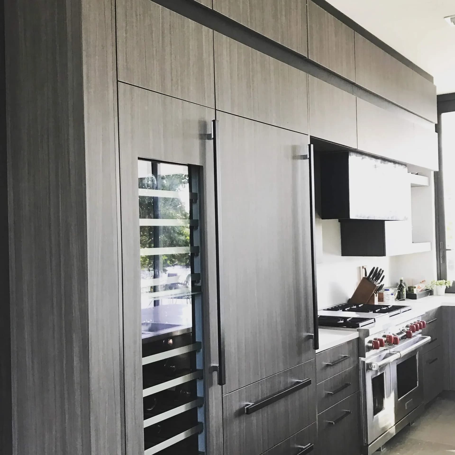 Custom cabinetry fabrication for a bathroom remodel