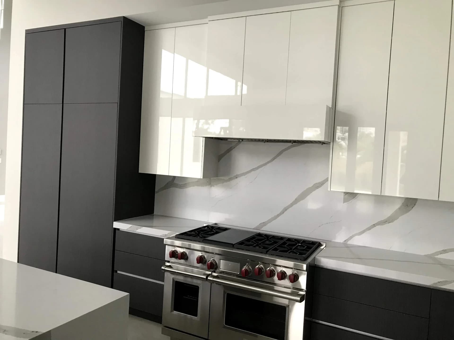 Custom-built kitchen cabinetry project