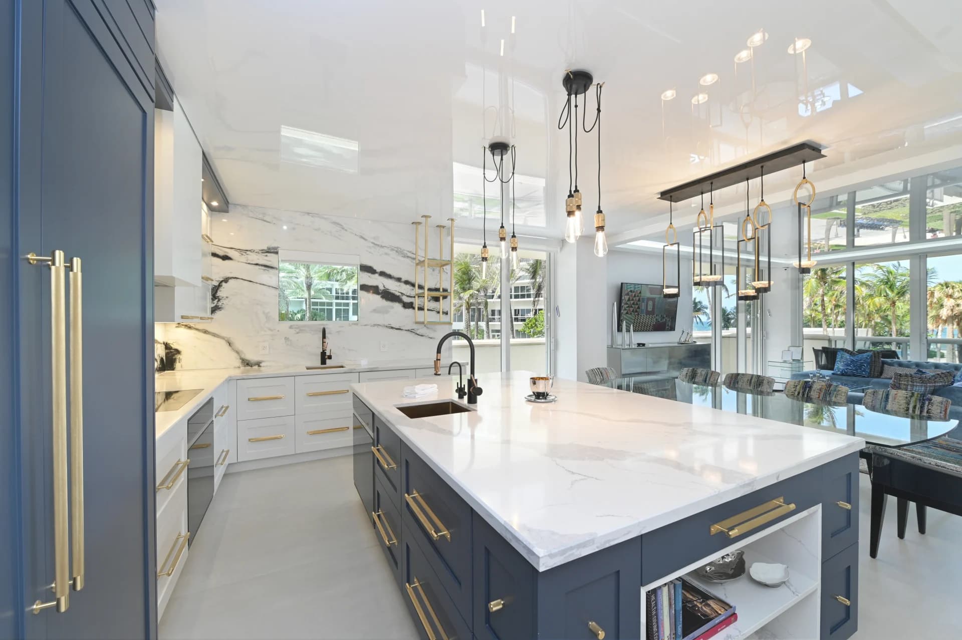 Custom cabinet craftsmanship detail from a Delray Beach project