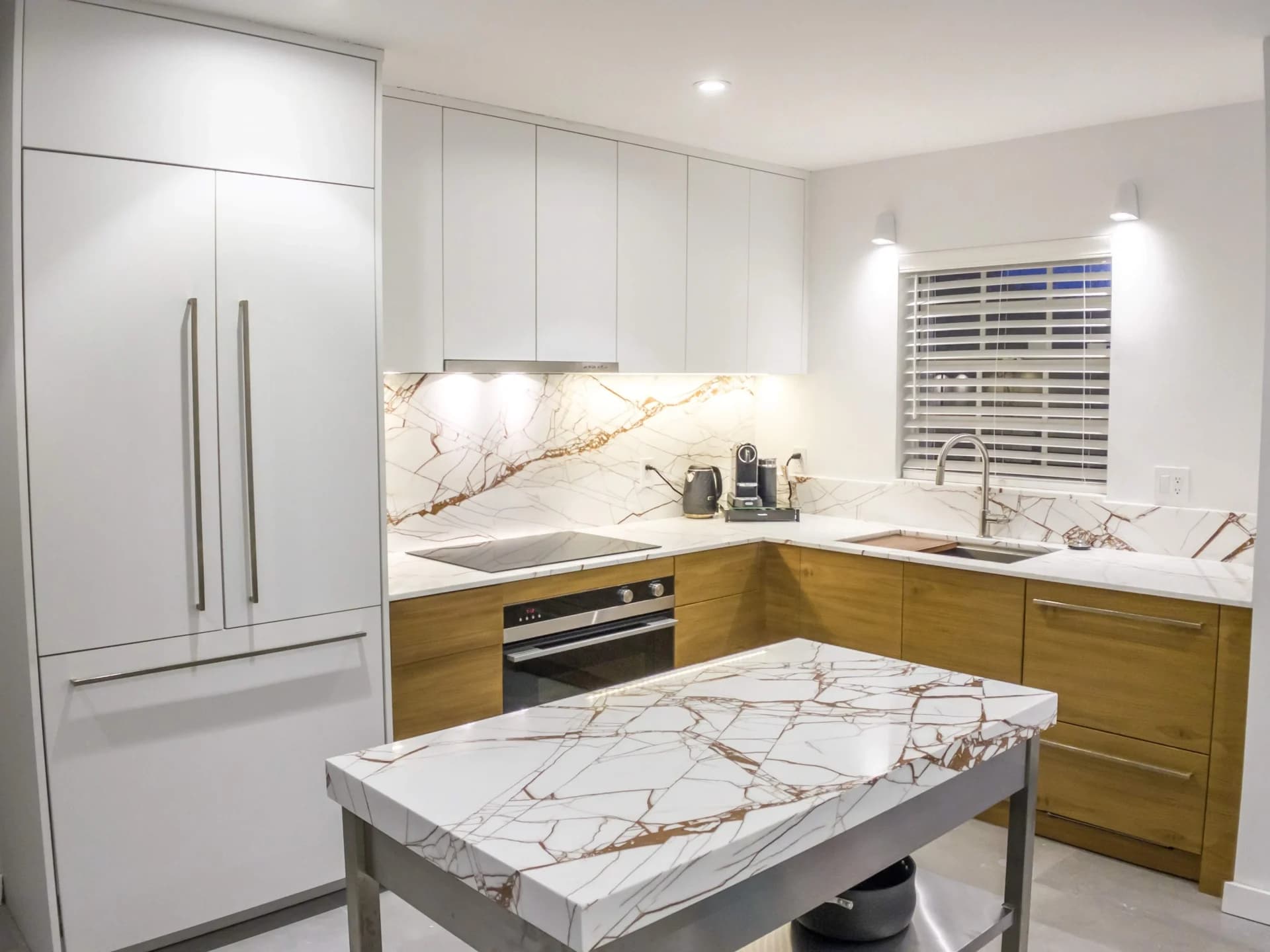 Custom cabinetry island in an Aventura kitchen