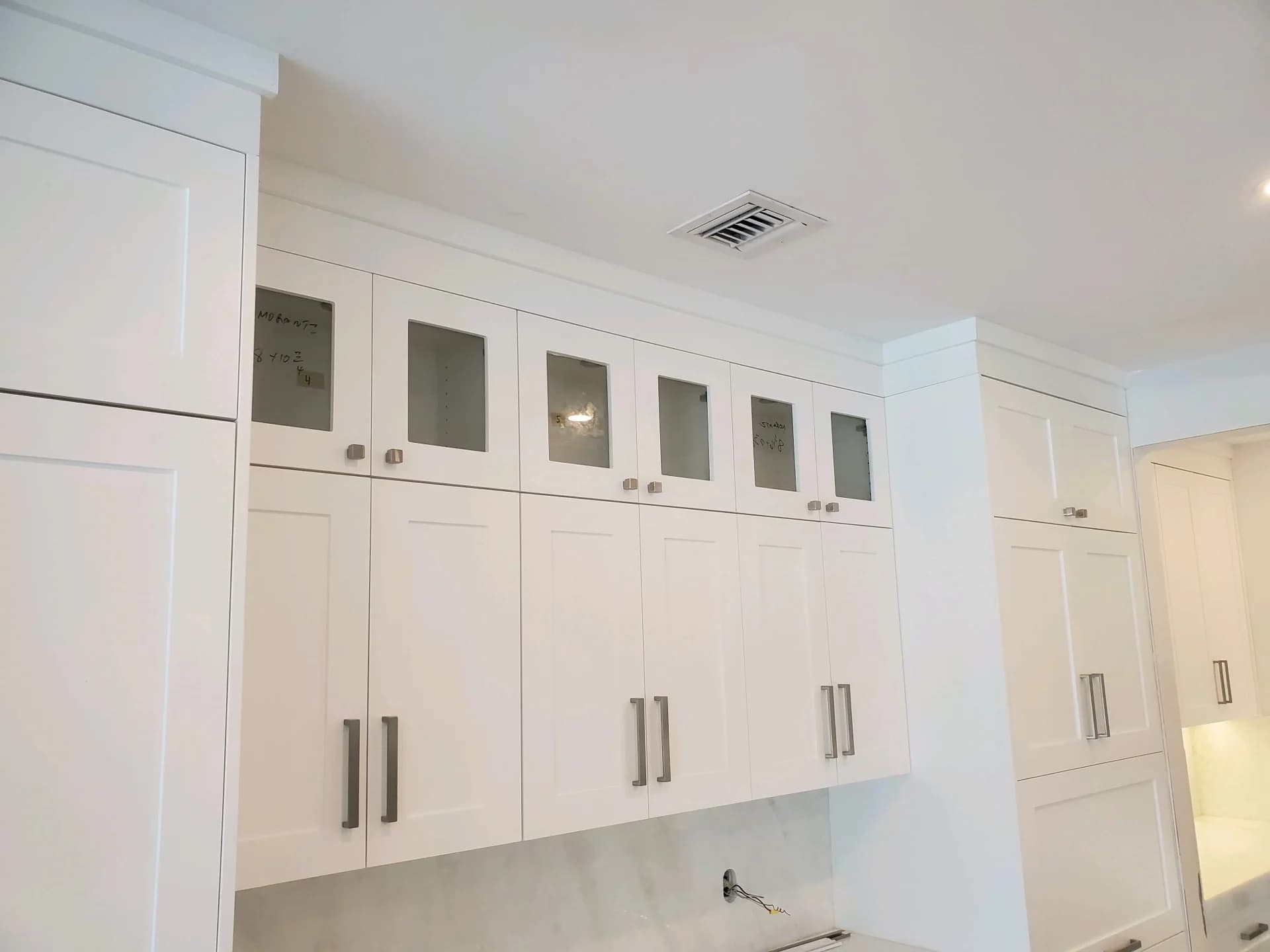 Sleek custom cabinetry finish in a Hollywood kitchen installation