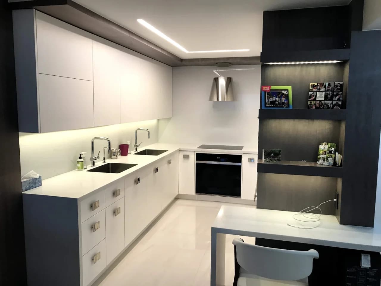 Custom cabinet storage solutions installed in a Fort Lauderdale kitchen